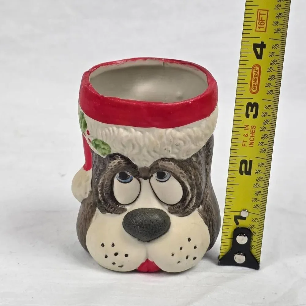 Jasco 1980 Sweet Keepers Dog Bisque Porcelain Holder
